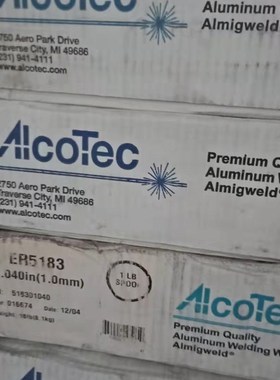 进口阿克泰克E4043/E4047铝硅焊C丝/E5183/E5356铝镁焊条焊丝