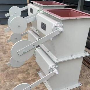 双层重锤翻板阀气动翻板卸灰阀定制不锈钢防爆手动电动重锤锁气阀