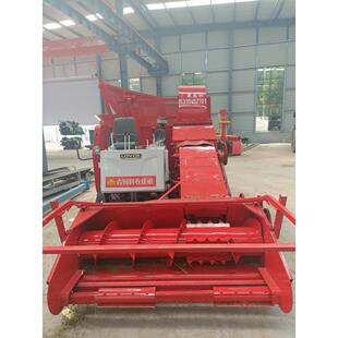 玉米秸秆青储机地滚刀黄储机茎穗双收压块圆盘青储收割打包一体机