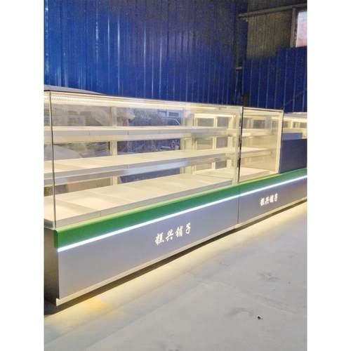 中式糕点展示柜新款蛋糕店西点冷藏商用展柜面包蛋糕柜桃酥饼干柜