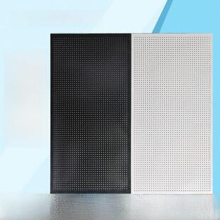 多孔板洞洞板挂钩上墙挂板饰品商品货架孔板挂架收纳架带框洞洞板