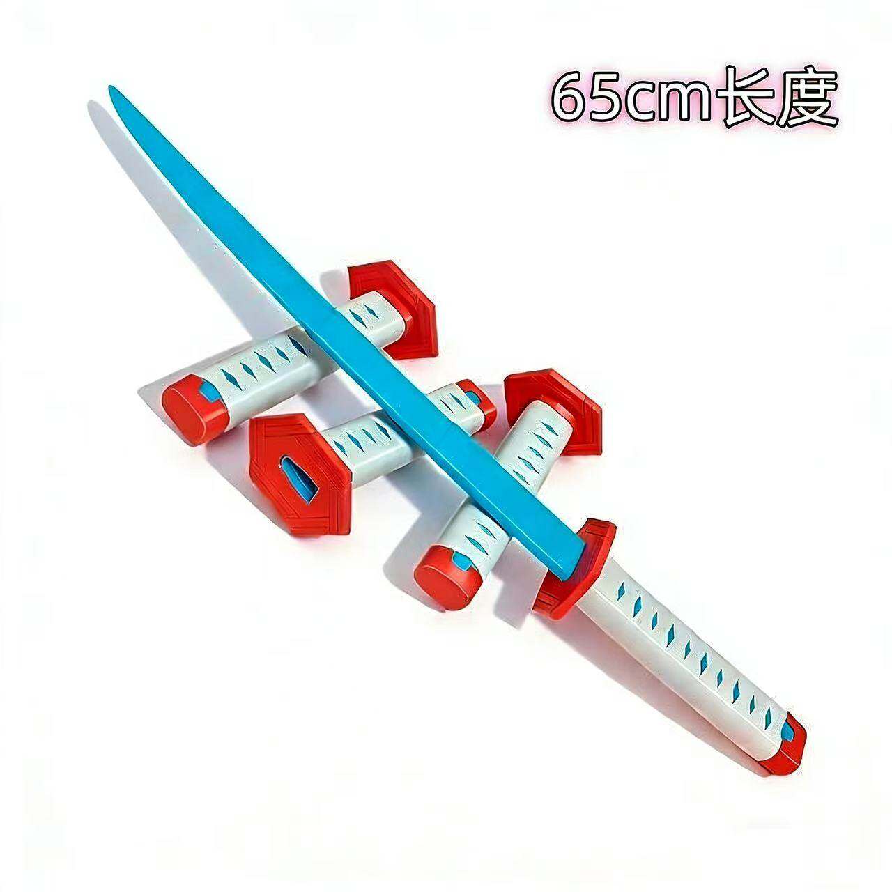 3D打印鬼灭之刃伸缩日轮刀玩具