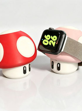 马里奥支架AppleWatch手表充电超级玛丽礼物房间氛围收纳磁吸摆件