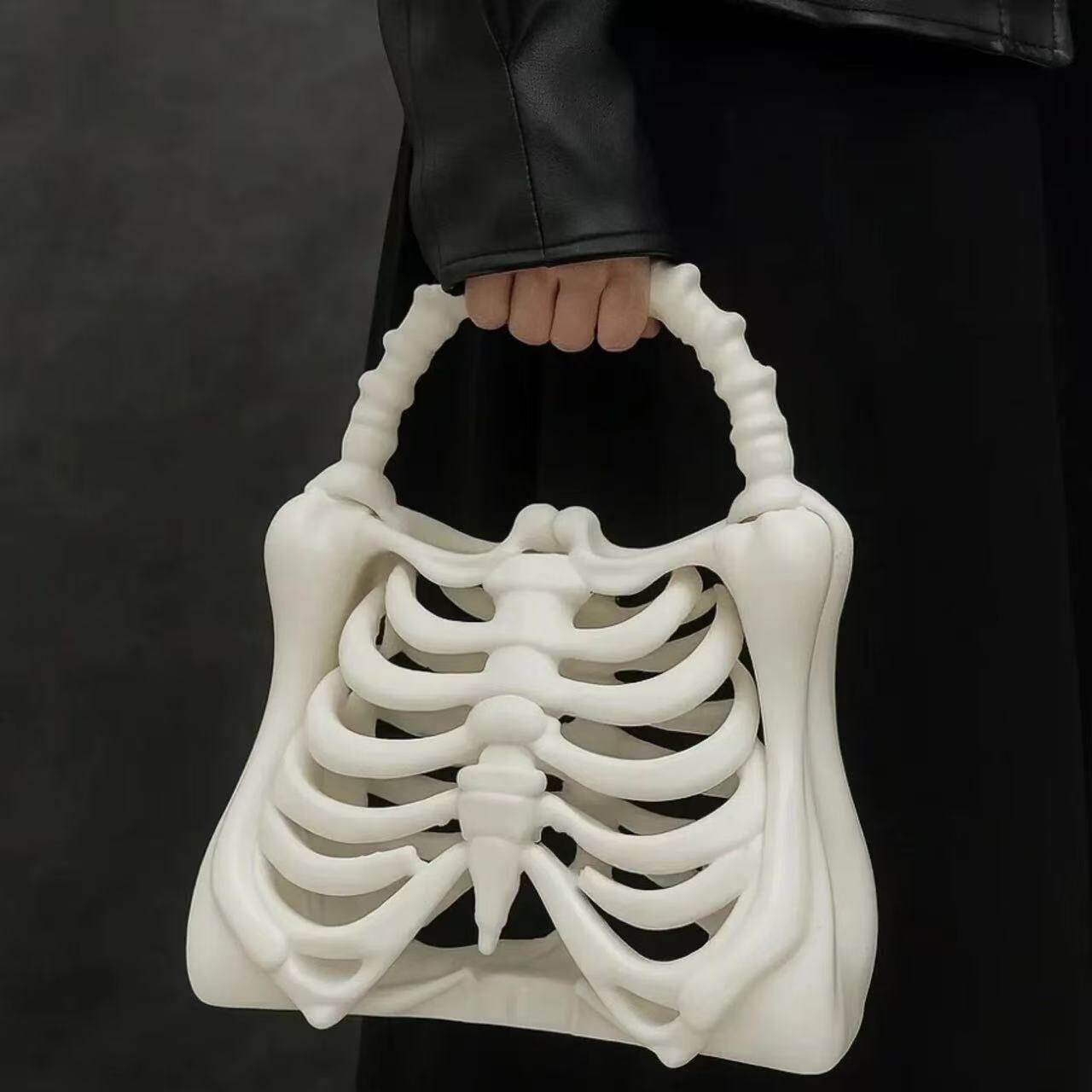 3D打印网红爆款骷髅骨制包装饰