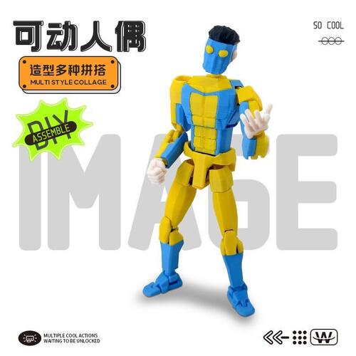 3D马克宇宙无敌少侠关节马克手办