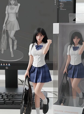 3D打印全身真人手办定制全彩立体模型偶像人像真人照片制作打印