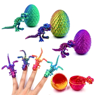 3d打印玩具恐龙儿童男孩关节可动仿真动物礼物手办大脚霸王龙模型