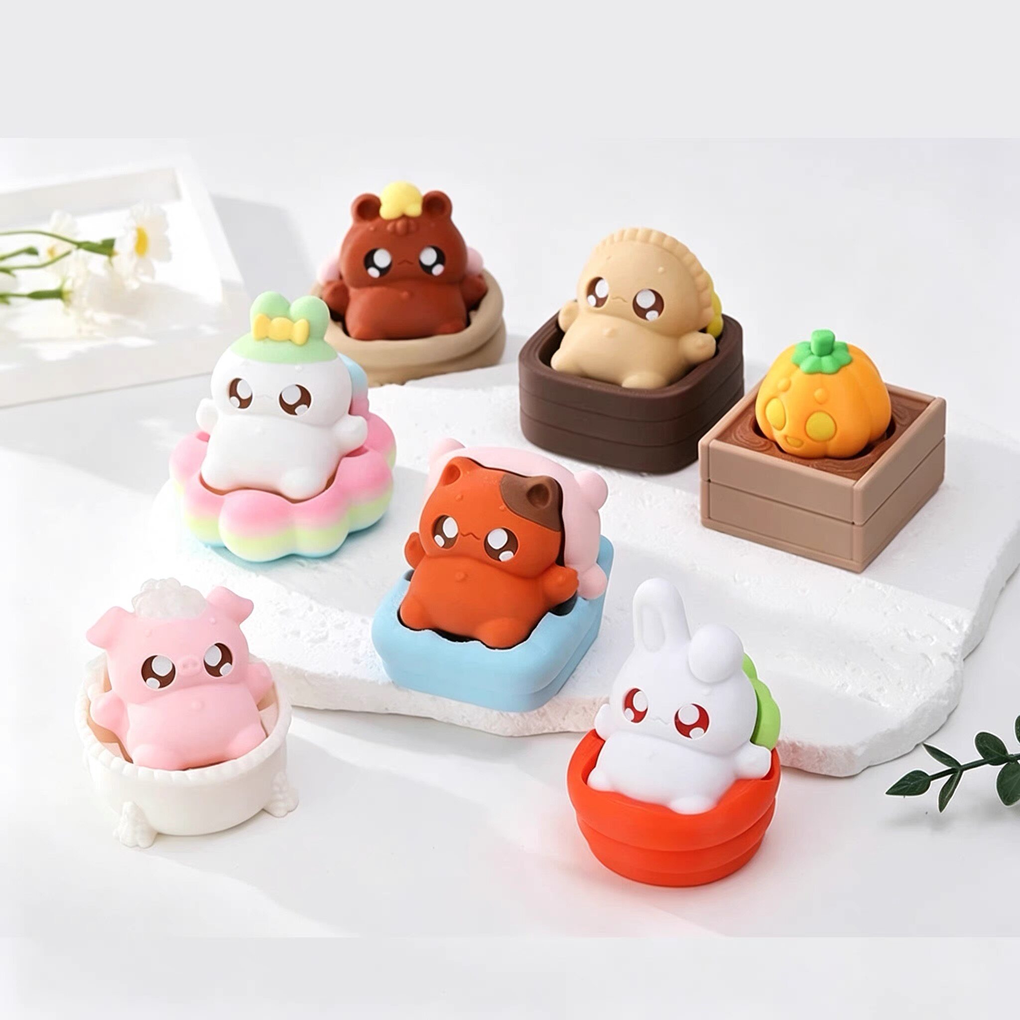 3D按压解压钥匙扣背包挂饰礼品