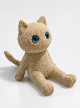 猫咪3D打印新奇桌面摆件