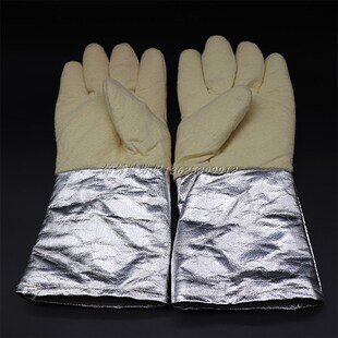 耐高温铝箔防烫隔热手套工业级烤箱G家用烘培消防防火熔炼烧烤