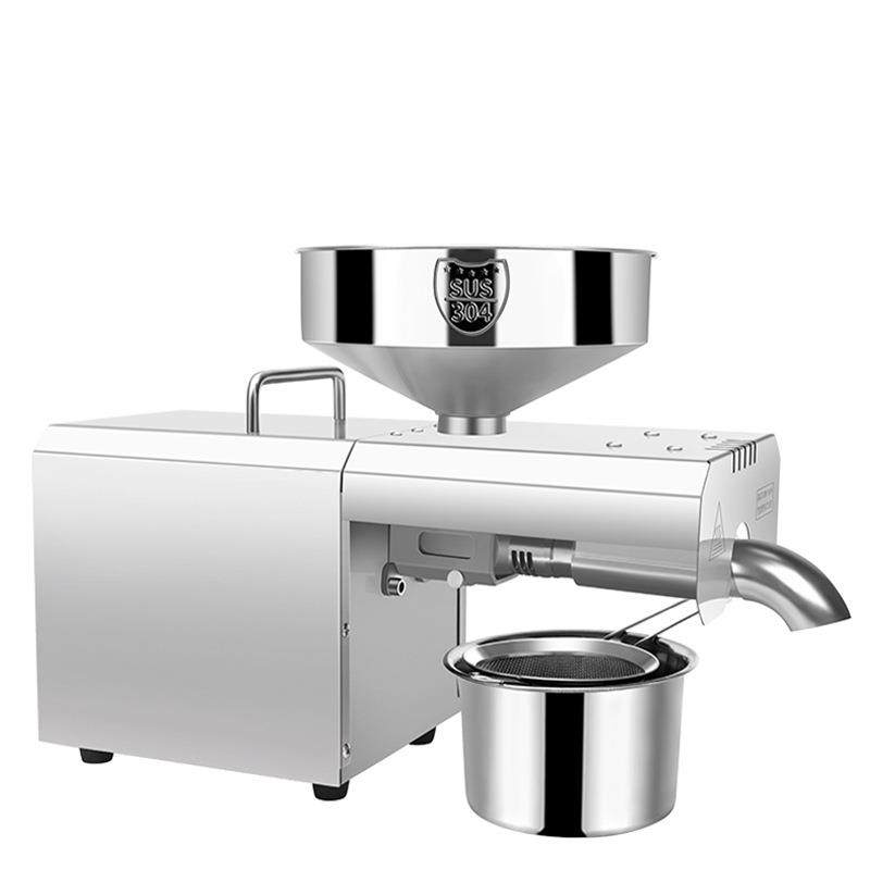 新款RG-307小型家用榨油机智能不锈钢榨油机厨房电器跨境