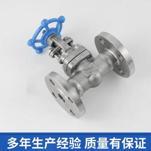 304/316锻钢法兰闸阀手动Z41W-16P/R不锈钢法兰闸阀304高温锻造