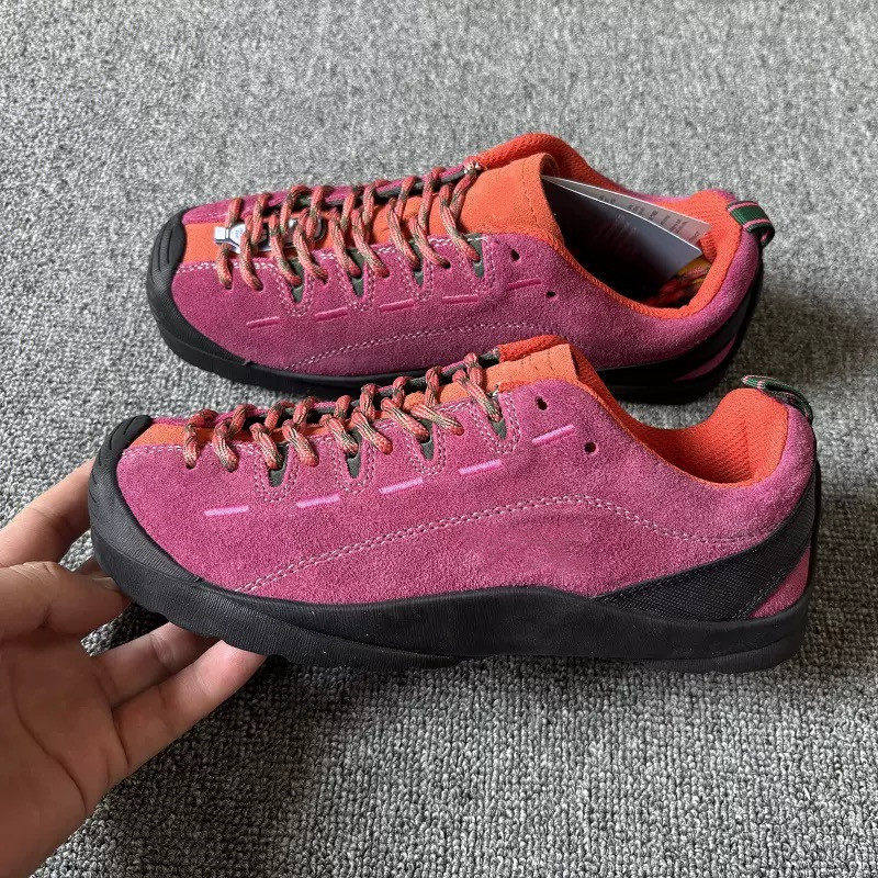 科恩达KEEN DA户外登山鞋女一代透气系带低帮徒步鞋男休闲运动鞋