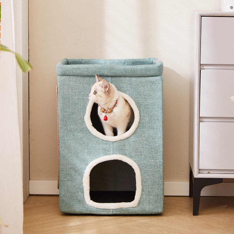 猫窝三层猫爬架子四季通用冬季保暖剑麻桶猫咪屋猫抓板一体猫窝架,宠物/宠物食品及用品,猫窝/屋/帐篷/沙发,淘宝优惠券,粉丝福利购,淘宝优惠卷