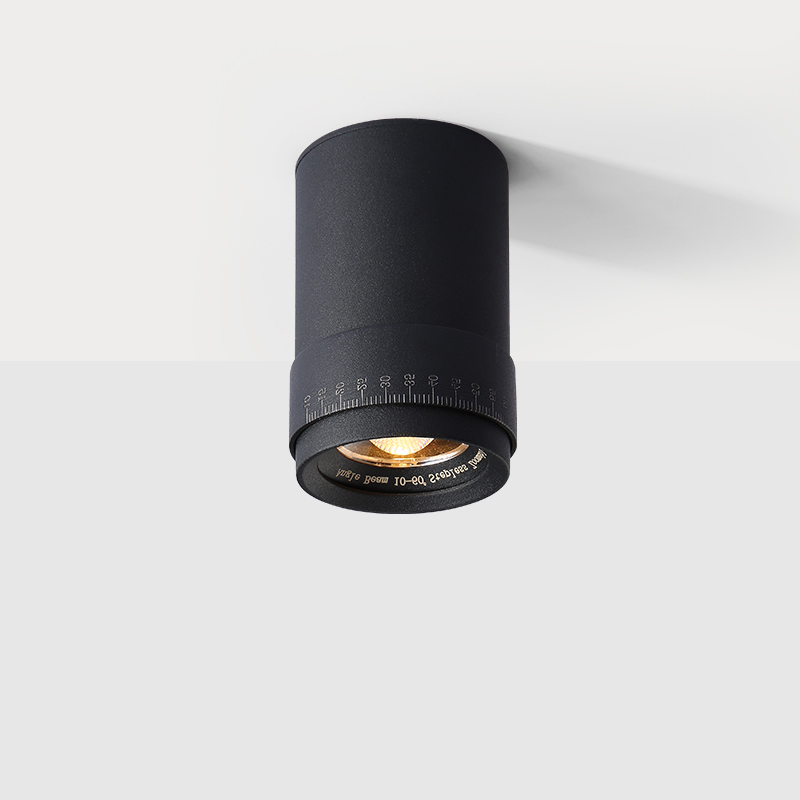 变焦明装小射灯COB酒吧KTV餐厅聚光小角度可调焦10度15重点照明