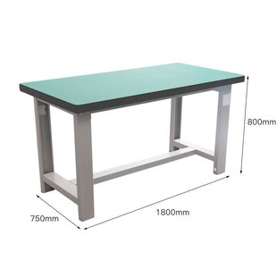 万尊重型车间工作台1.8米长无抽打包试验工具桌流水线操作台