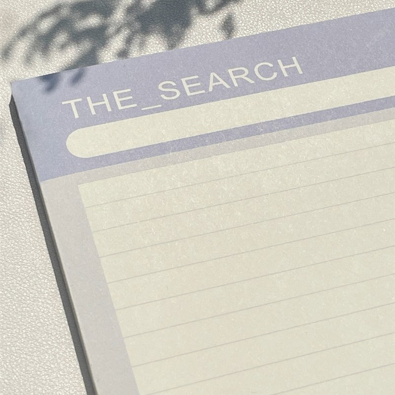 三霁SANJI大B5100g单面印刷拍纸本便签简约横线笔记本活页纸内页