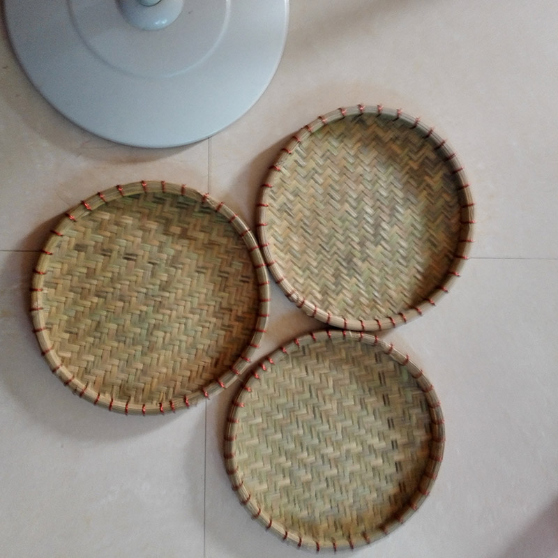 家用传统蒸肠粉竹制品手工沙河粉配套锅蓝肠粉专用窝筛篮盖笼簸箕