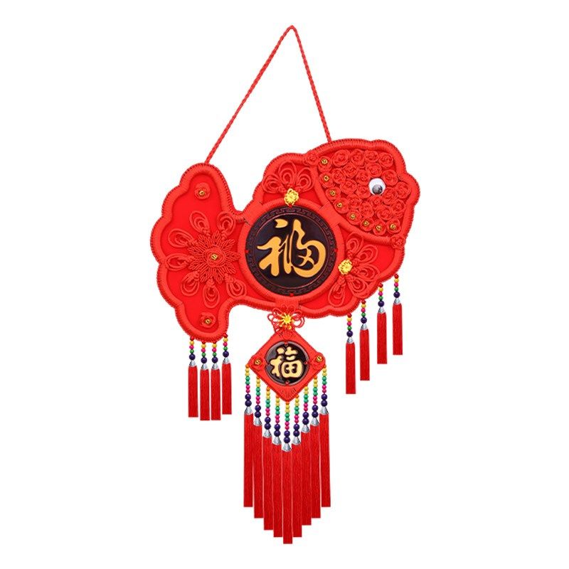 高端中国结鱼挂件客厅玄关特大号背景墙福字桃木年年有余春节装饰,特色手工艺,中国结,淘宝优惠券,粉丝福利购,淘宝优惠卷