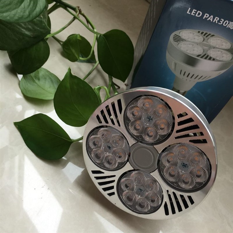 LED帕灯替换光源35W射灯灯泡轨道灯单灯芯E27螺口PAR30超亮帕灯杯