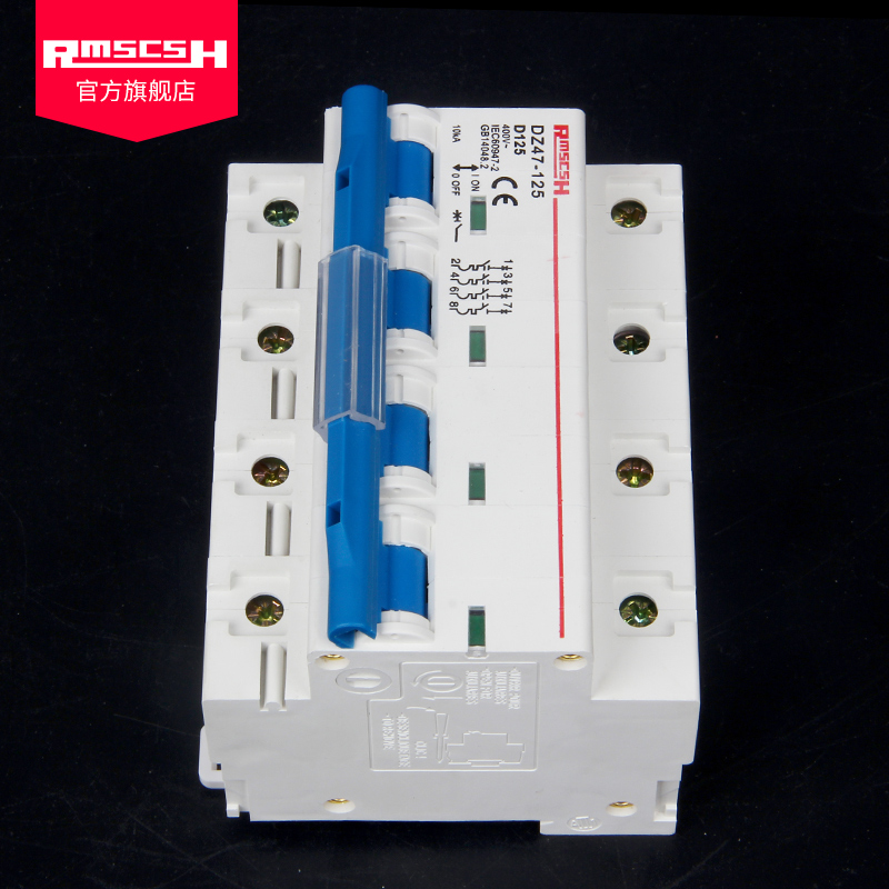 DZ47-125小型断路器光伏空开1/2/3/4P空气开关80/100A跳闸开关