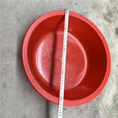 塑料盆 结实耐用 红色个人清洁盆 小号 买二送一强力 洗脸盆 圆盆