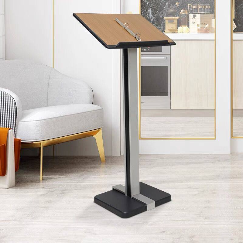 售楼部活页文件合同资料公示架 餐厅门口立式翻页菜谱菜单展示架