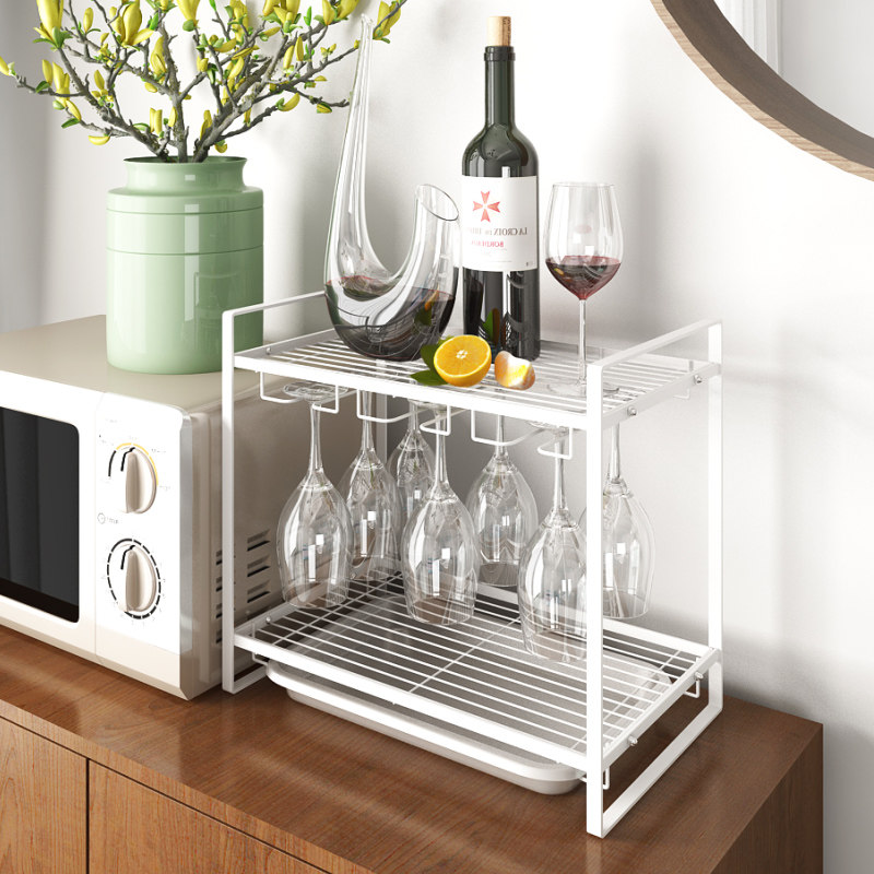 红酒杯架家用悬挂倒挂高脚杯架酒柜吧台桌面水杯醒酒器收纳置物架,住宅家具,酒架,淘宝优惠券,粉丝福利购,淘宝优惠卷