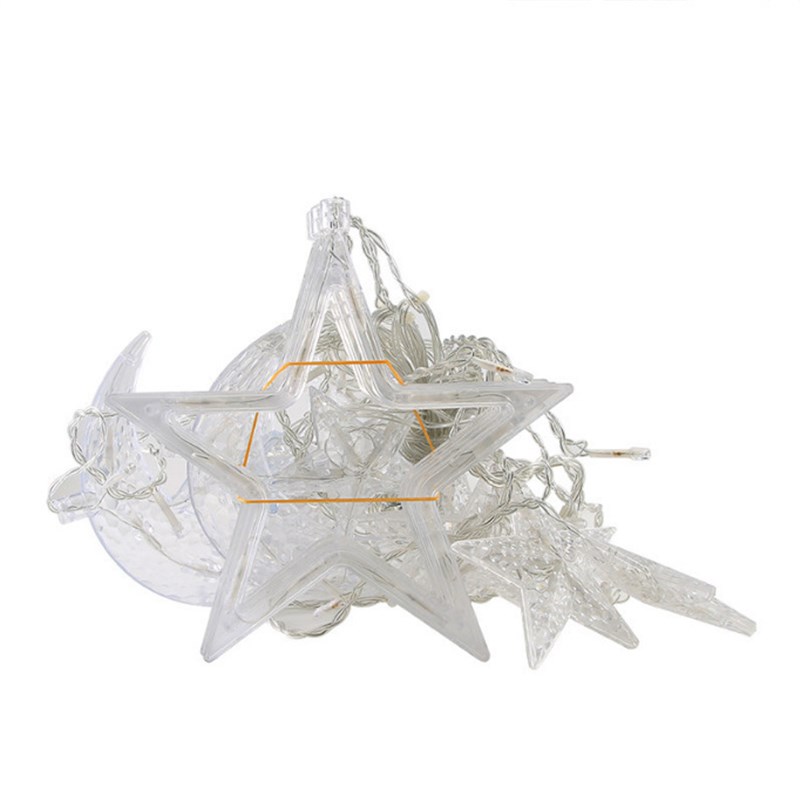 窗帘装饰氛围灯串星星灯彩灯闪灯串灯满天星卧室房间阳台生日布置