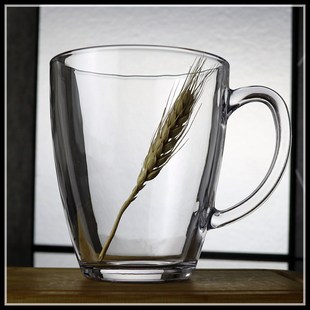 耐热泡茶杯钢化玻璃杯客厅水杯女商用饮料果汁杯啤酒杯扎啤杯定制