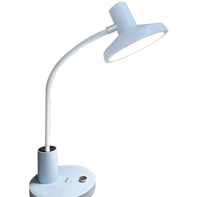 康铭LED台灯插电式护眼学习专用学生宿舍家用书桌看书卧室床头灯