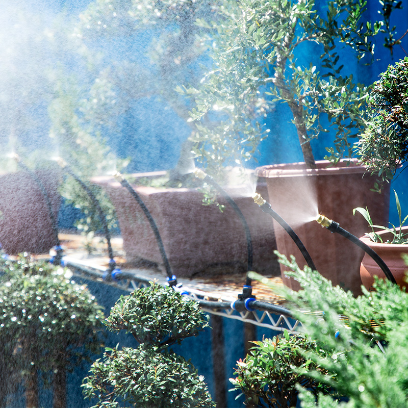 自动定时万向浇花喷头浇水神器可调雾化喷淋降温喷水喷雾定制设备