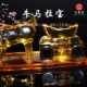 水晶马拉宝牛拉宝墓地墓穴摆件下葬随葬品陪葬清明祭祀祭祖玻璃