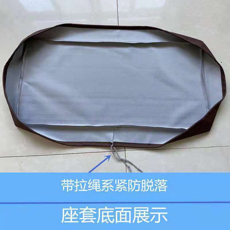 电动三轮车坐垫套四季通用皮革海绵全包防水防晒加厚保暖座套