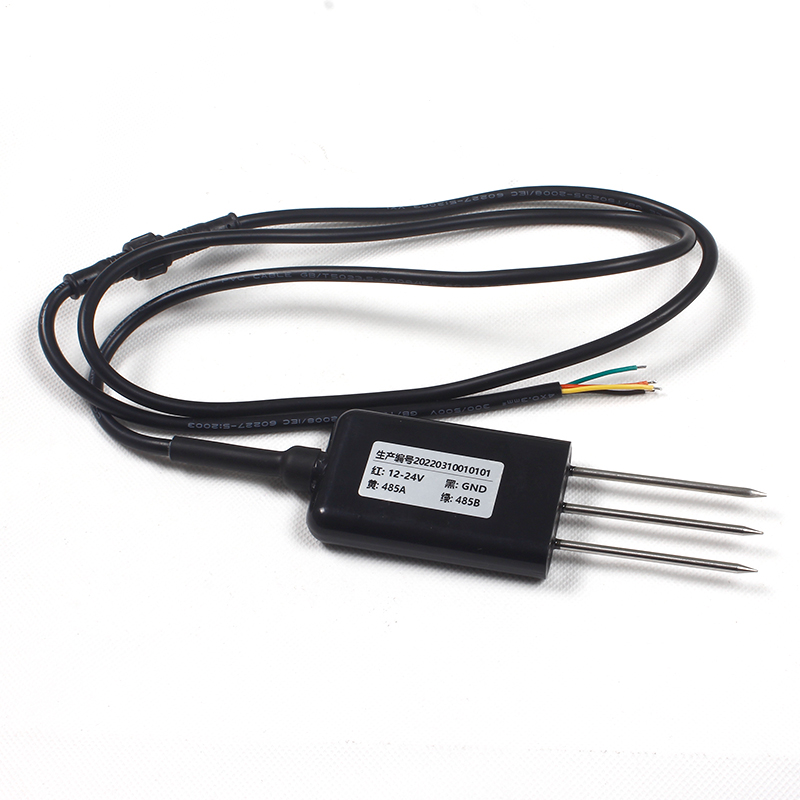 土壤温湿度传感器含水量检测485湿度温度水分变送器采集器模块