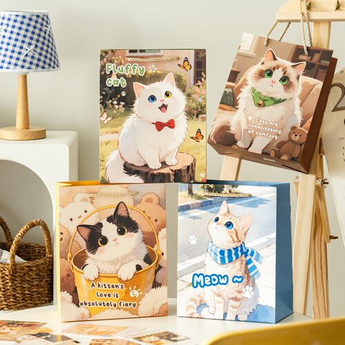 可爱猫咪礼品袋手提袋