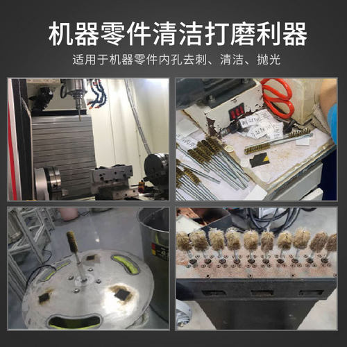 纯铜丝管道刷抛光除锈打磨去毛刺钢丝刷圆形铜丝内孔清洗刷可定制