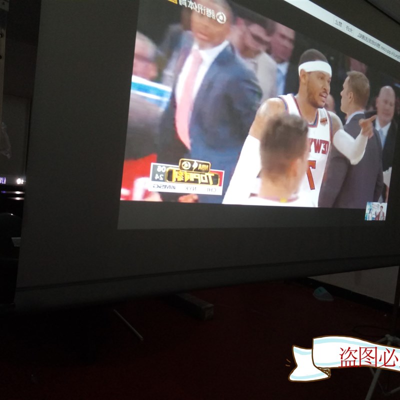 72/84寸 100寸120寸150寸正背投影幕布双面成像 电动遥控背投幕布