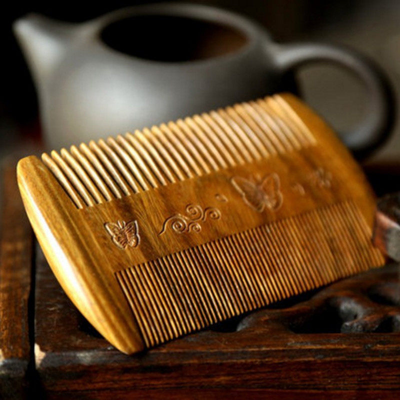 两用篦子梳顺发梳篦梳虱子梳 密齿防静电梳子加密去头屑木梳子