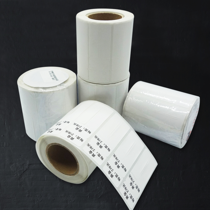 热敏 珠宝标签价格条码标签纸 PP合成纸不干胶横版竖式 眼镜价签