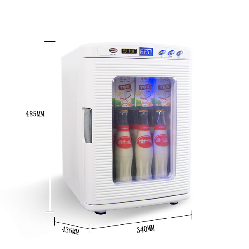 25L冷热两用商用展示柜家用牛奶饮料加热保温柜热饮柜小型冷藏柜
