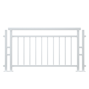 定制市政道路护栏交通甲型护栏人行道隔离栏城市公路马路锌钢围栏