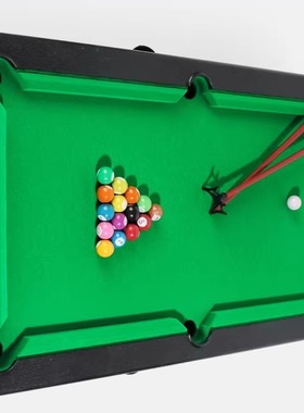 大号趣味仿真植绒台球桌家用宝宝手眼协调亲子互动游戏益智玩具