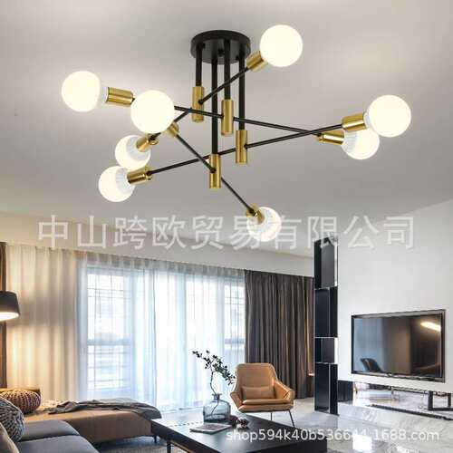 跨境热销北美led吸顶灯 卧室客厅枝型吸顶灯具餐厅过道阳台走廊灯