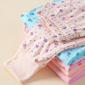 内搭裤 中老年人卫生裤 保暖裤 全棉老式 加肥 纯棉女士妈妈宽松卫生裤