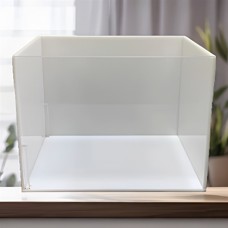 乌龟缸亚克力桌面鱼缸带晒台观赏鱼生态水陆造景爬宠饲养箱可定制