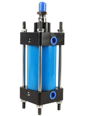 QGB重型气动元件大缸定制非标铁气缸可调行程QGA QGS大推力50 100