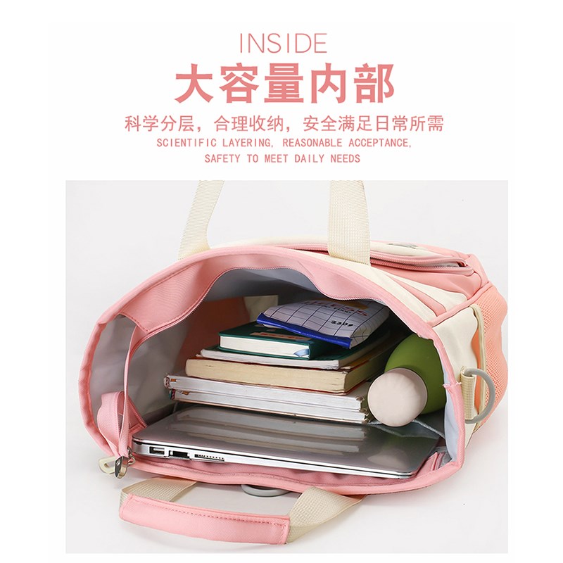 小学生补习手提袋儿童补课包校园作业小书包课外美术袋收纳袋定制