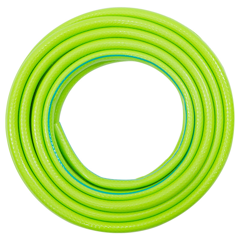 PVC4分软管家用洗车水枪浇花橡胶塑料水管花园纤维包纱网纹蛇皮管