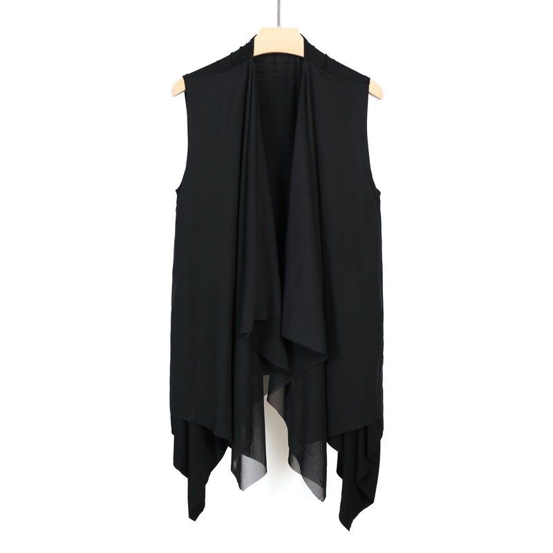 夏季潮流款开衫马甲男休闲披风外搭个性时尚宽松无袖薄马夹暗黑系,男装,常规马甲,淘宝优惠券,粉丝福利购,淘宝优惠卷